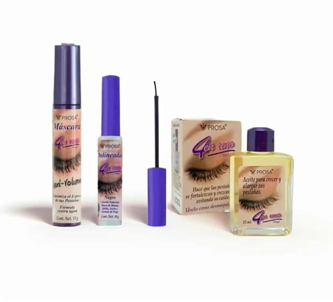 PROSA Maxi -Volumen Set •Eyeliner •Oil•Maxi-Volumen Mascara